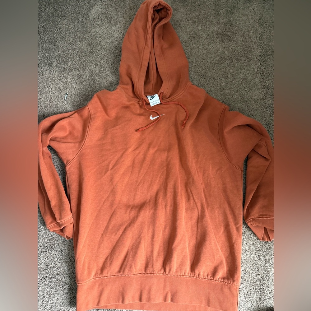 Nike Burnt Orange Pullover Hoodie